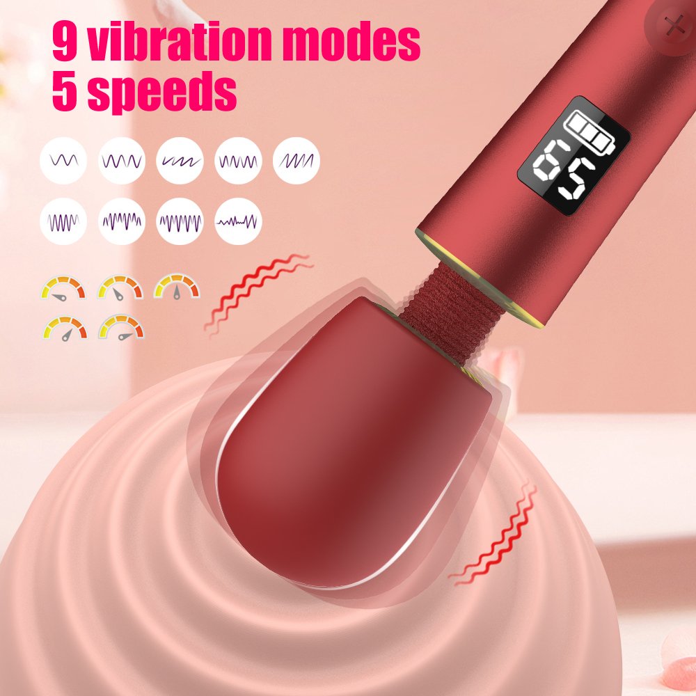 GM-535 Mini Wand Massager – LED Display - Image 6