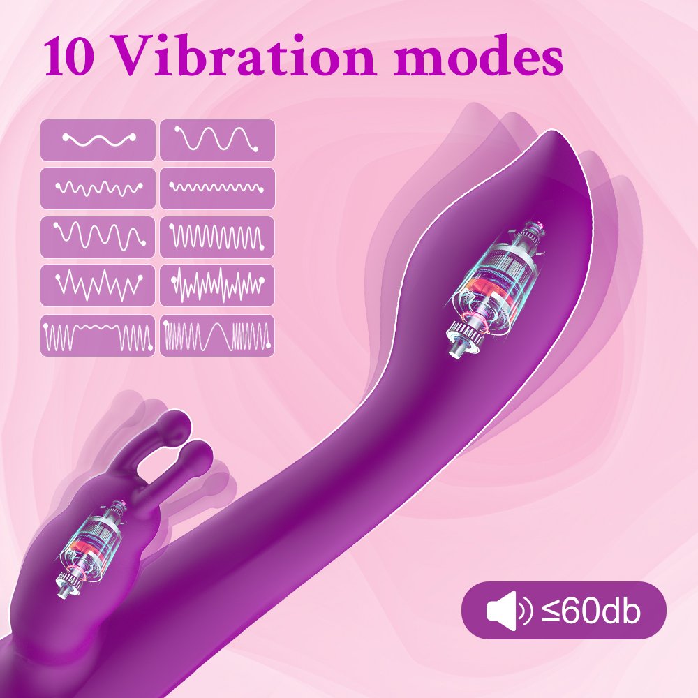GM-472 Rabbit Vibrator with Dual Motor Stimulation - Image 2