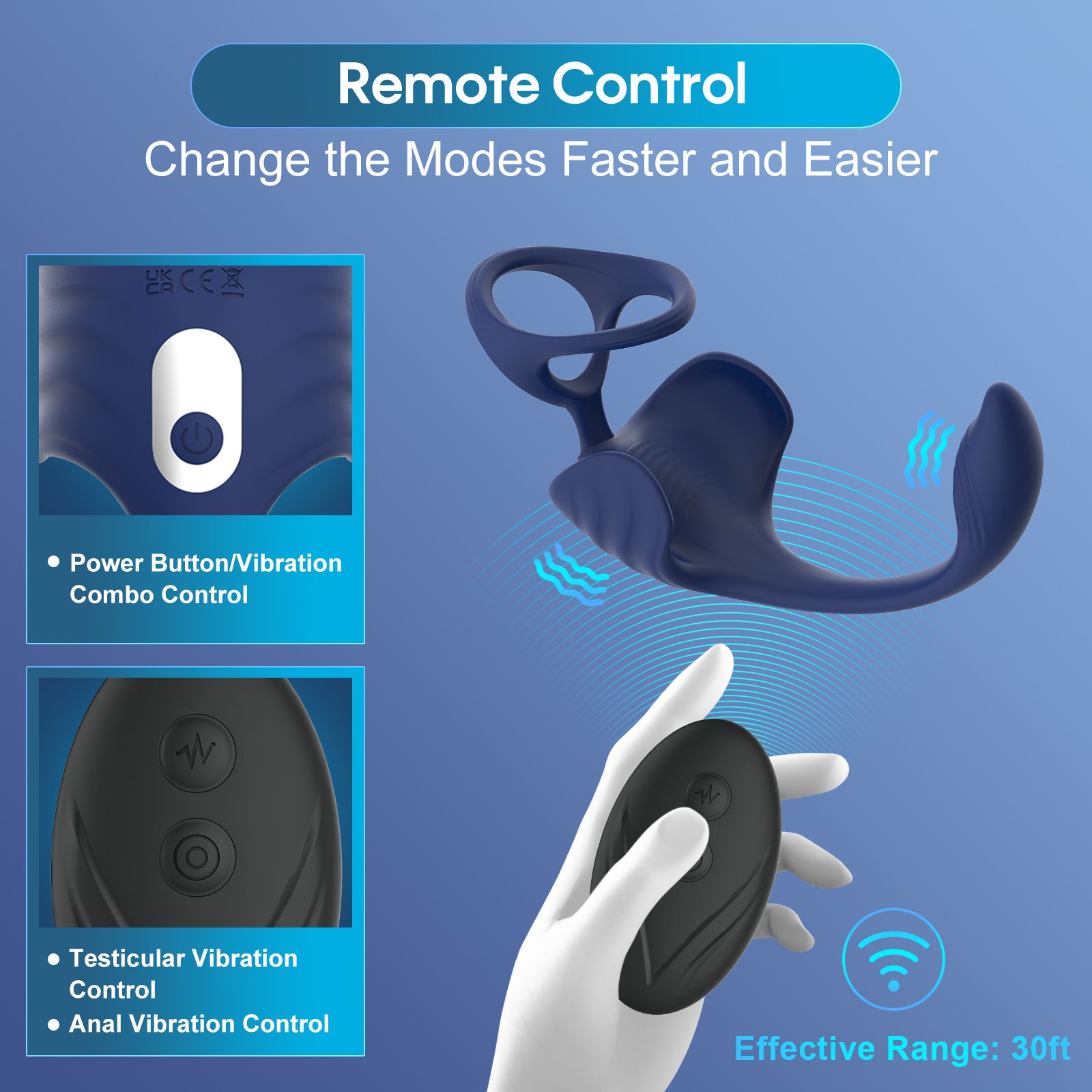 GM-431 Vibrating Ring – App Control - Image 4
