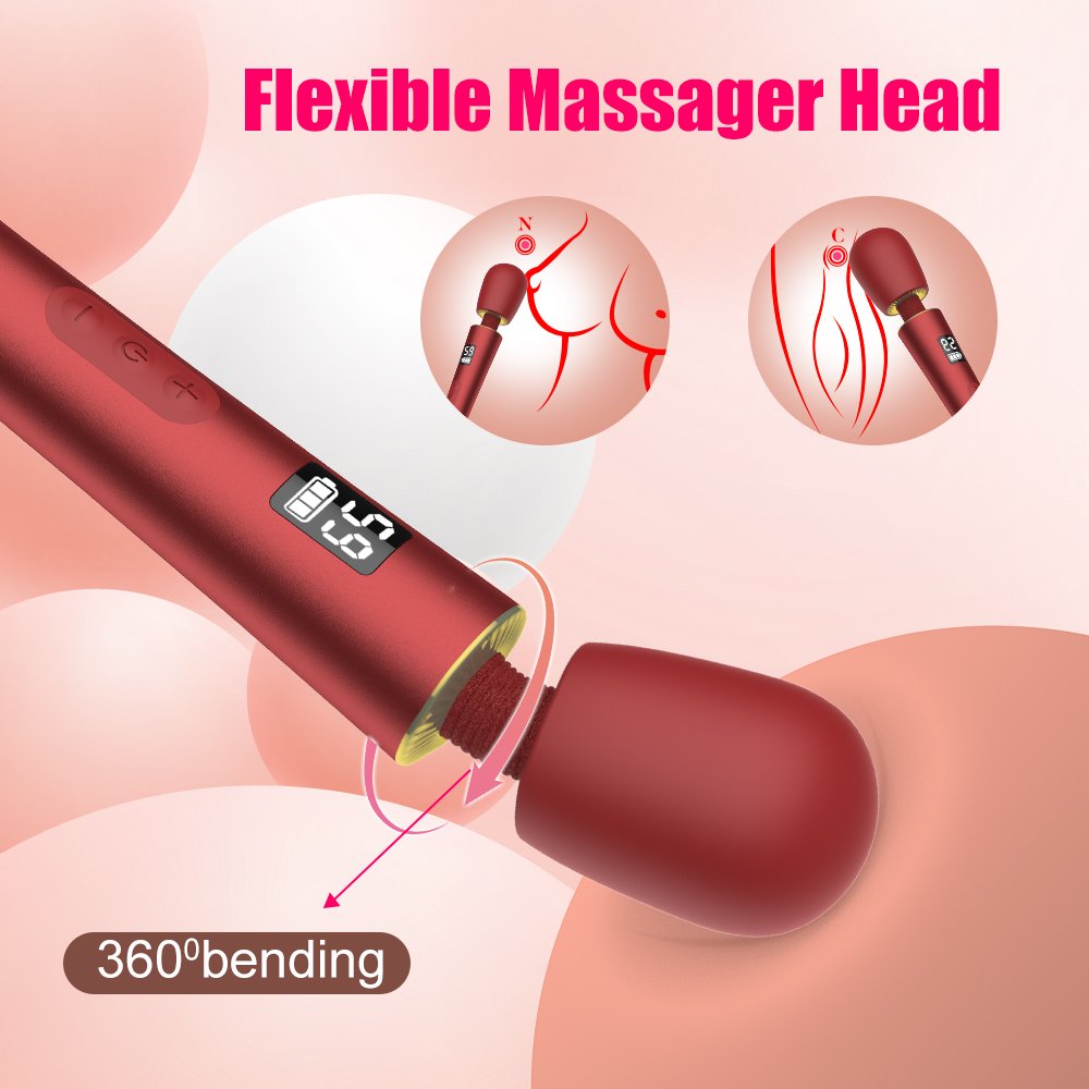 GM-535 Mini Wand Massager – LED Display - Image 8
