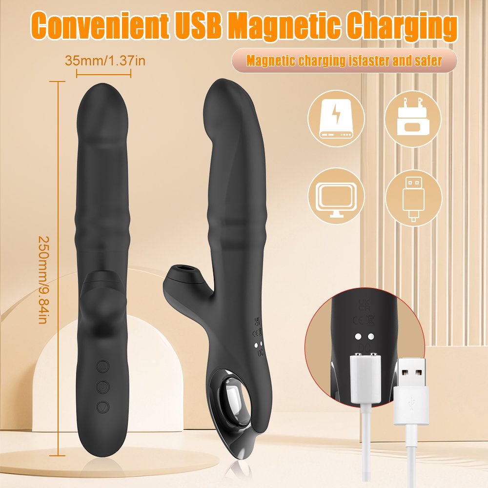 GM-507 Dual-Stimulation Vibrator with Remote Control - Image 5