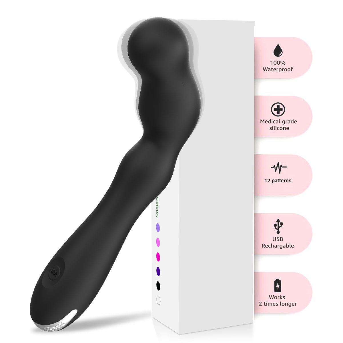 BF-192 Prostate Massager – 12 Modes & Waterproof - Image 2