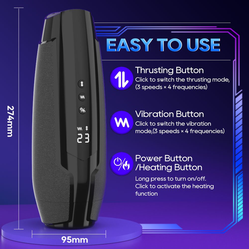 GM-568 Premium App-Control Stroker – Heating & Expansion - Image 12