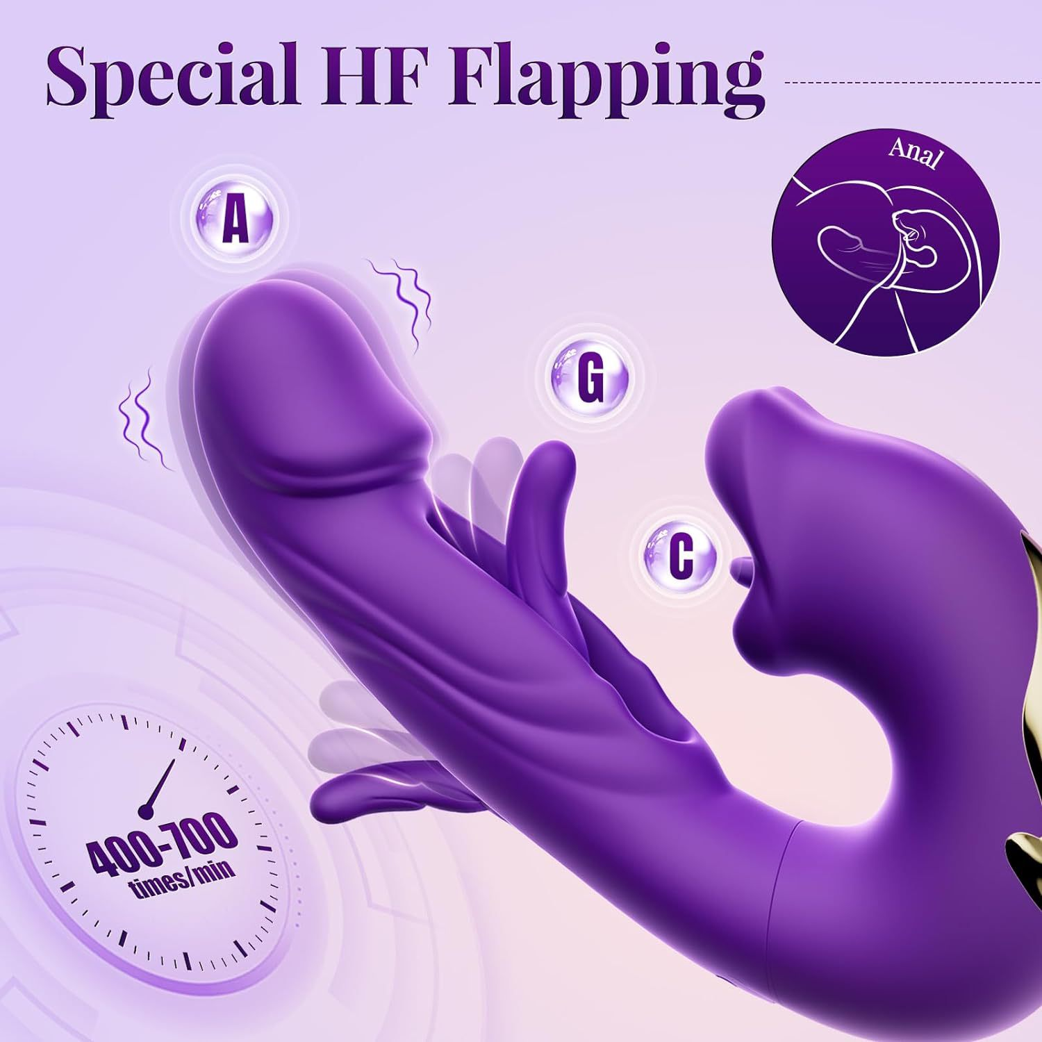 GM-494 Clitoral Vibrator with Dual Stimulation - Image 5