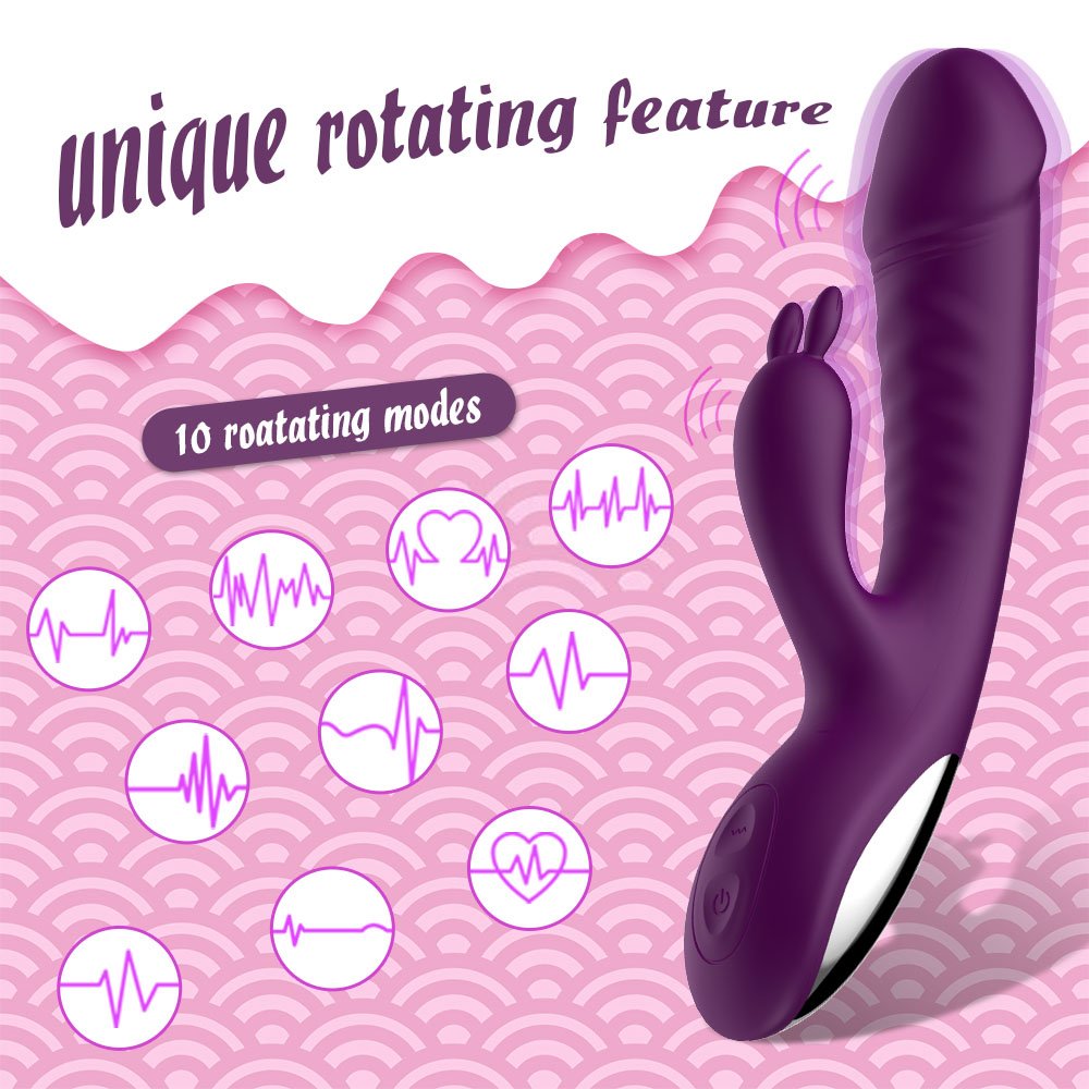 GM-206 Dual Stimulation Rabbit Vibrator - Image 5