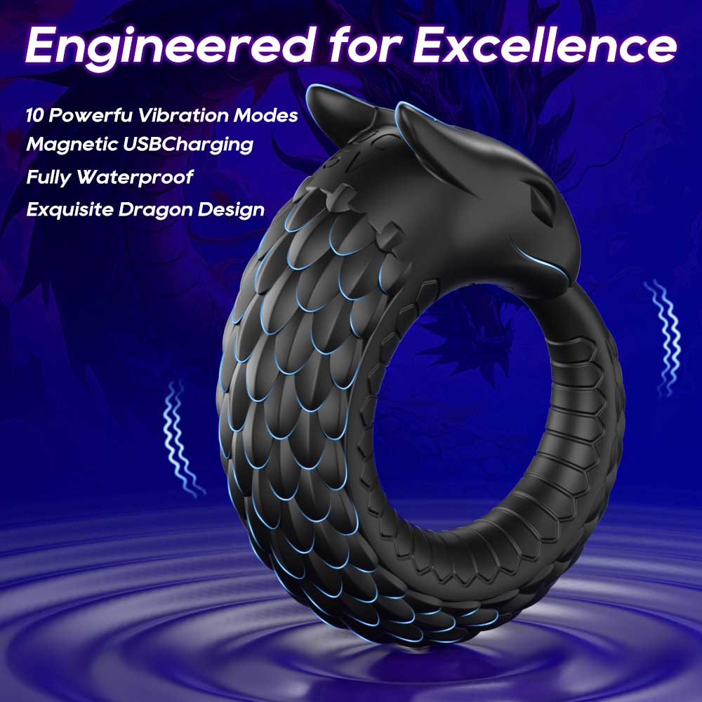 GM-573 Vibrating Ring – Textured Design - Image 2