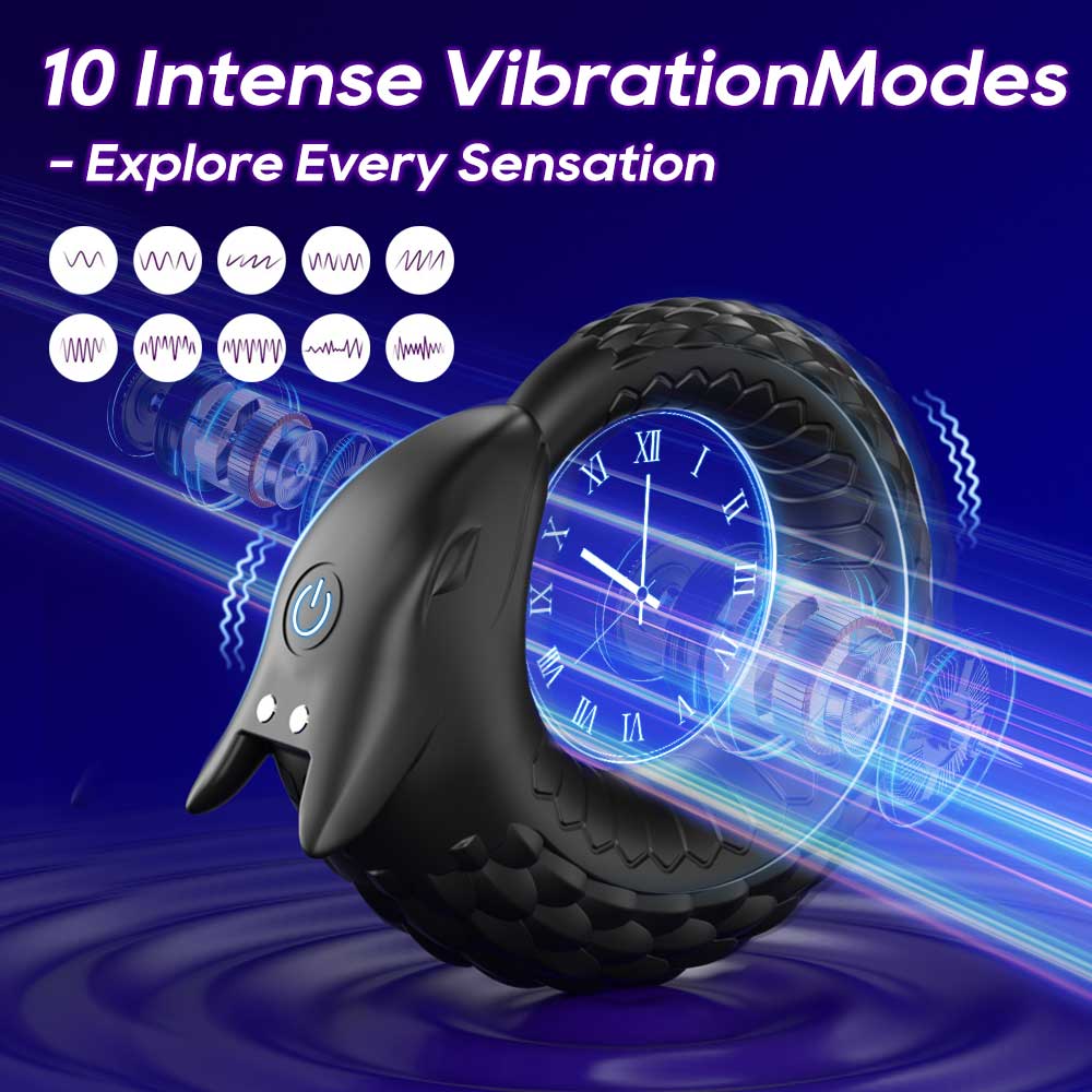 GM-573 Vibrating Ring – Textured Design - Image 3