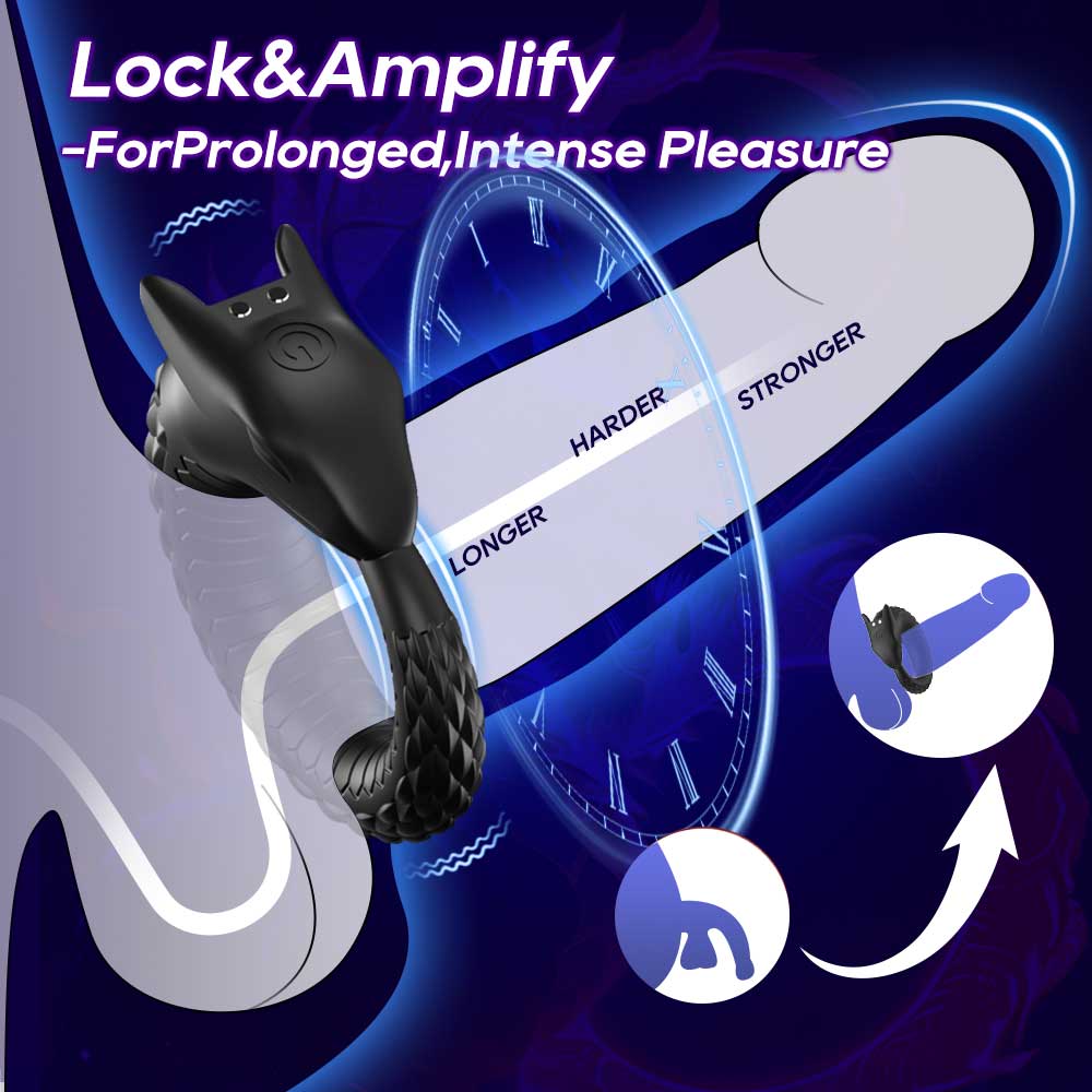 GM-573 Vibrating Ring – Textured Design - Image 4