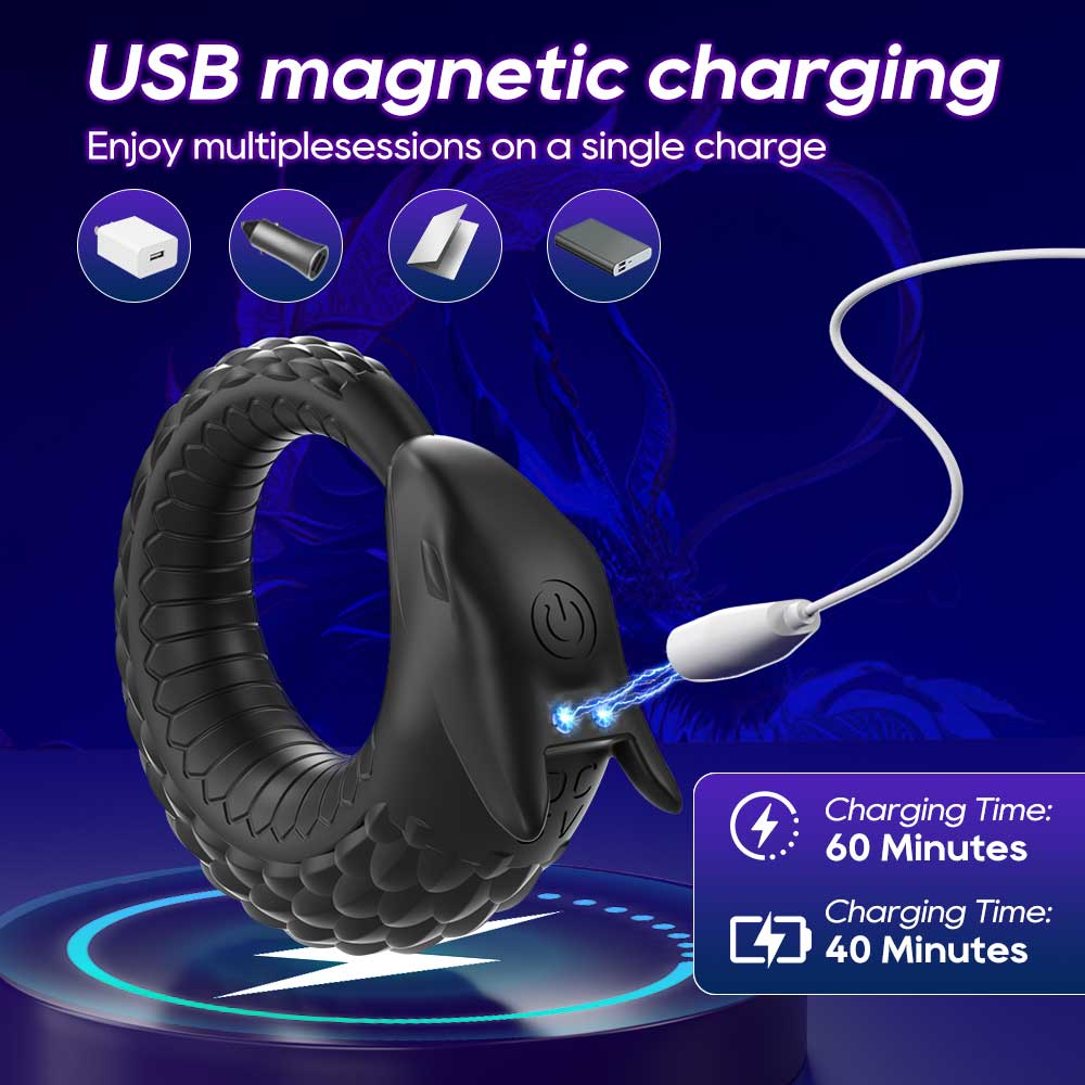 GM-573 Vibrating Ring – Textured Design - Image 5