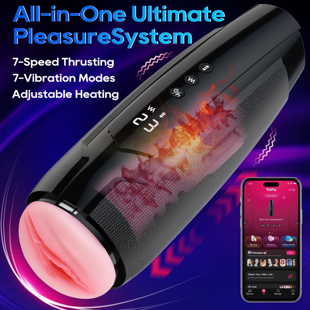 GM-568 Premium App-Control Stroker – Heating & Expansion - Image 2