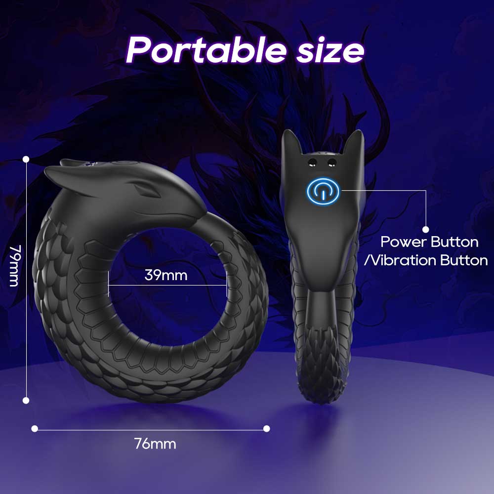 GM-573 Vibrating Ring – Textured Design - Image 9
