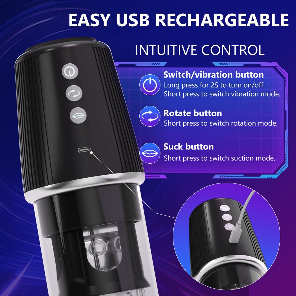 GM-498 Auto Stroker – Rotation & Suction Modes - Image 9
