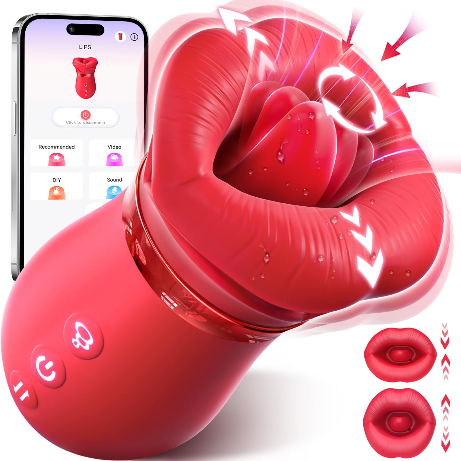 Rose Suction Vibrator – App Control