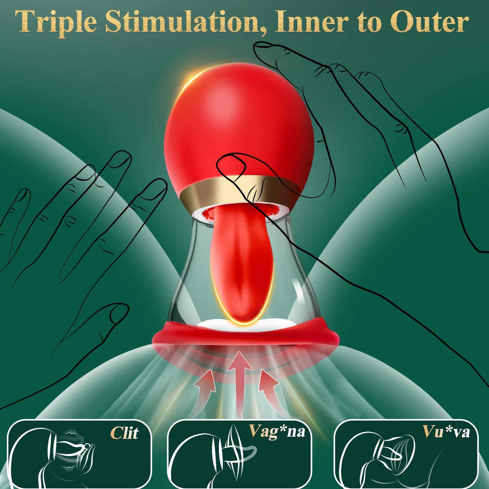 Rose Suction Vibrator with App Control - Image 6