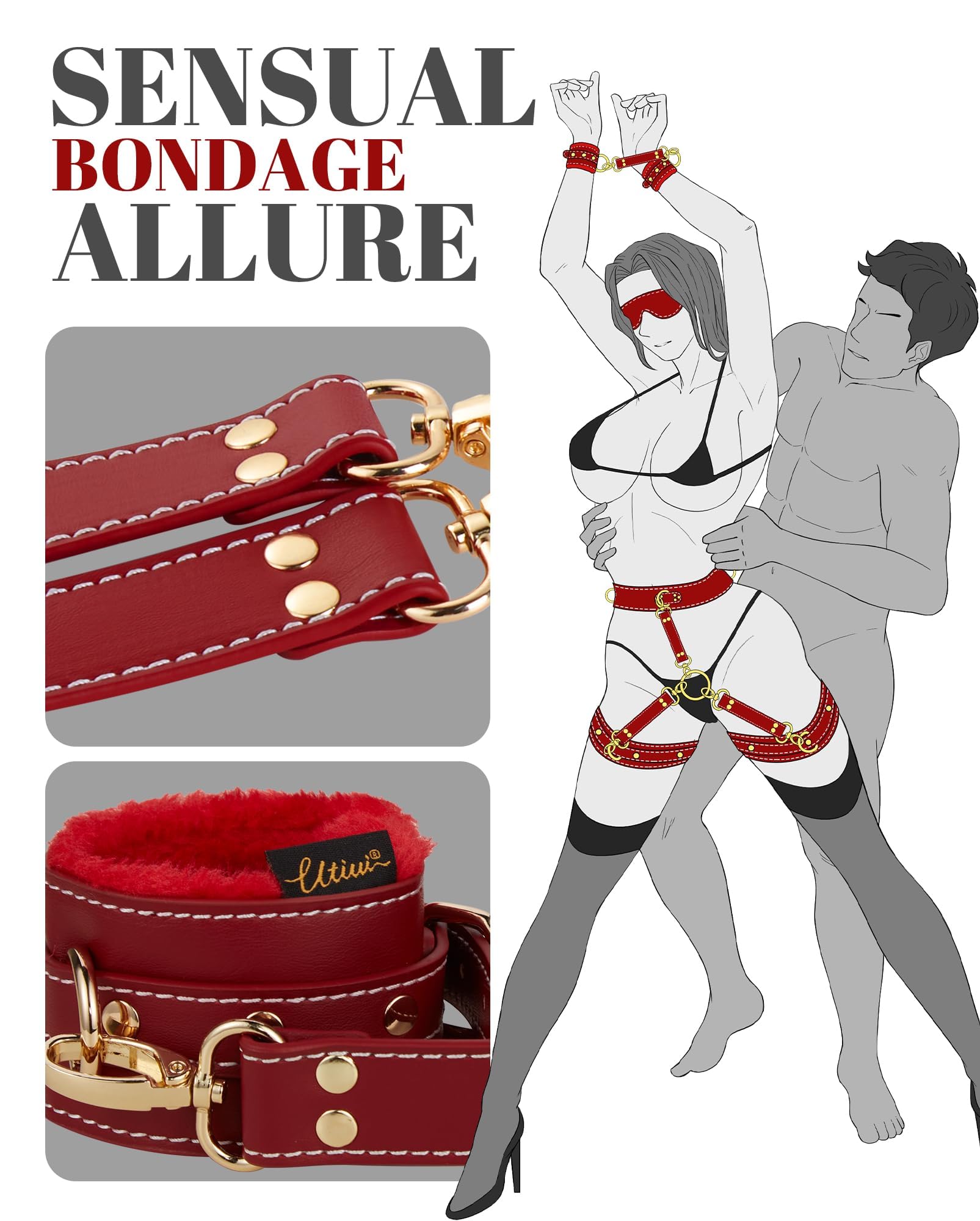 Bondage Restraint Set for Couples - Image 2