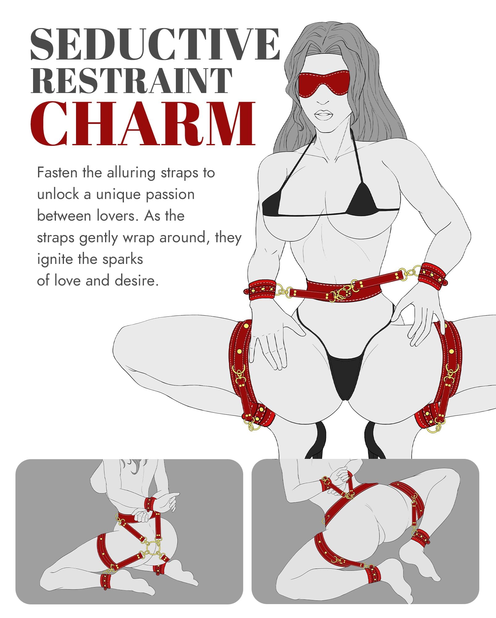 Bondage Restraint Set for Couples - Image 3