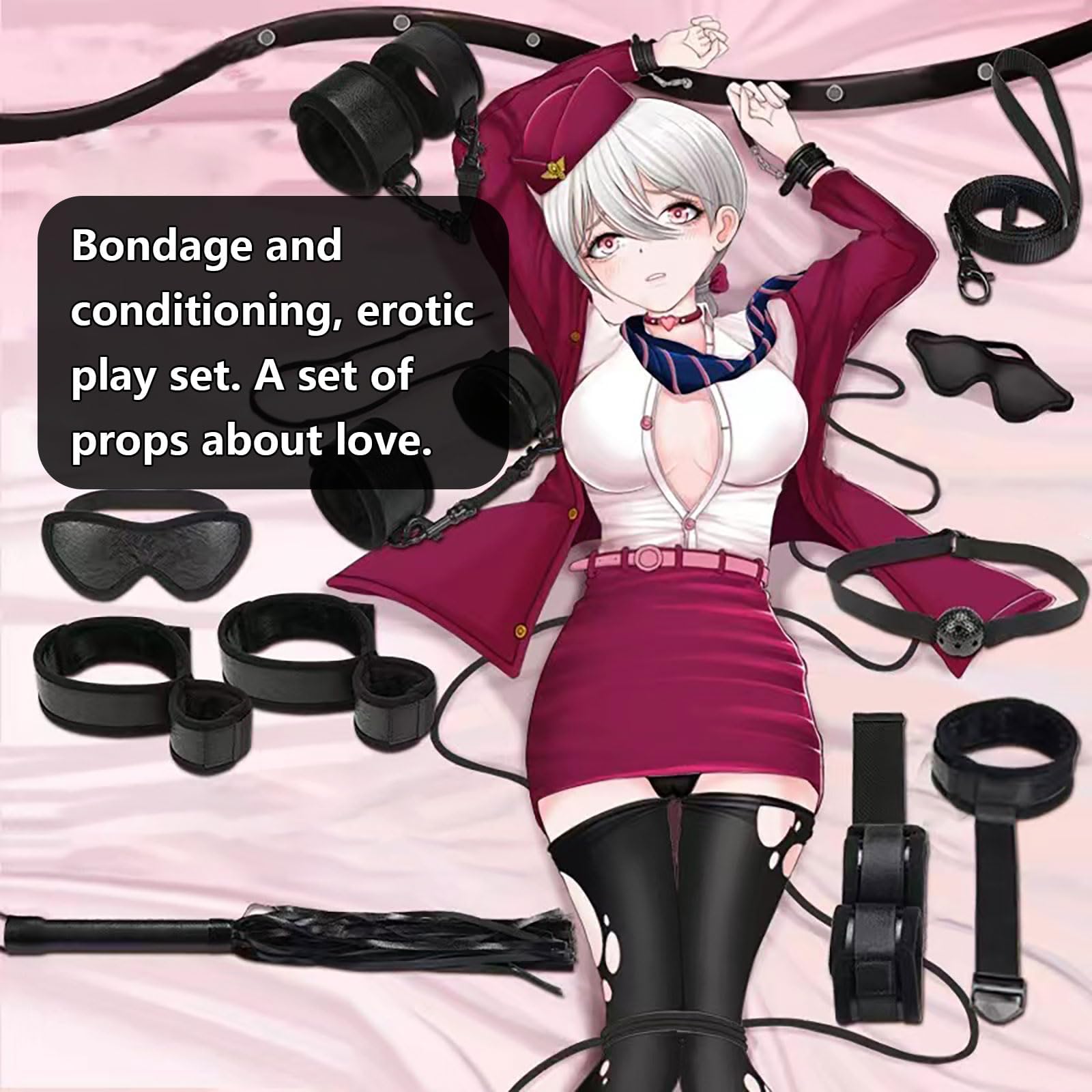 7PCS Adjustable Bondage Kit for Couples - Image 3