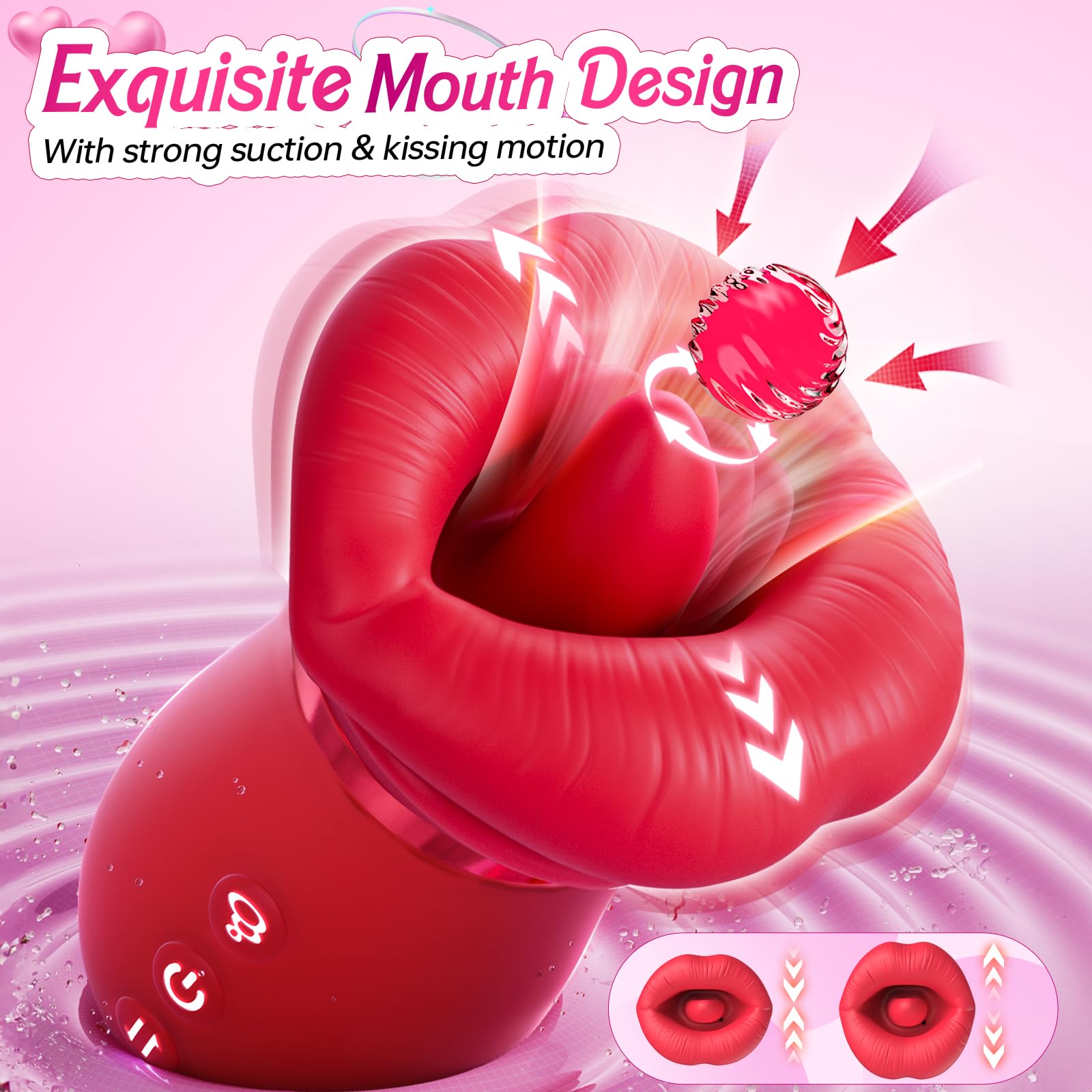 Rose Suction Vibrator – App Control - Image 3