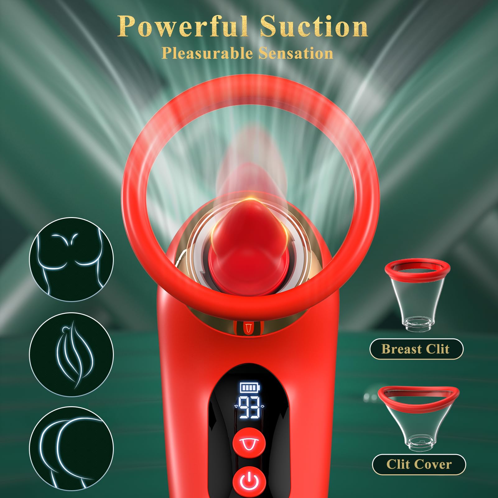 Rose Suction Vibrator with App Control - Image 3