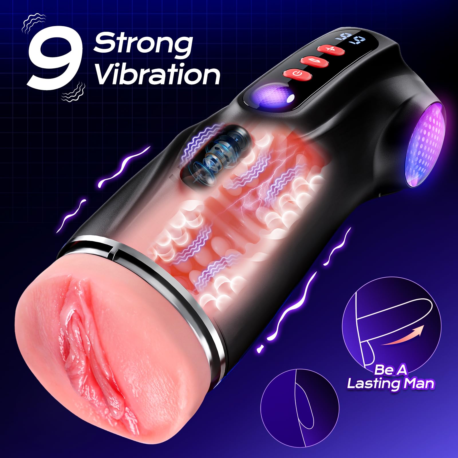 AI App-Controlled Stroker – 3 Sleeves - Image 4
