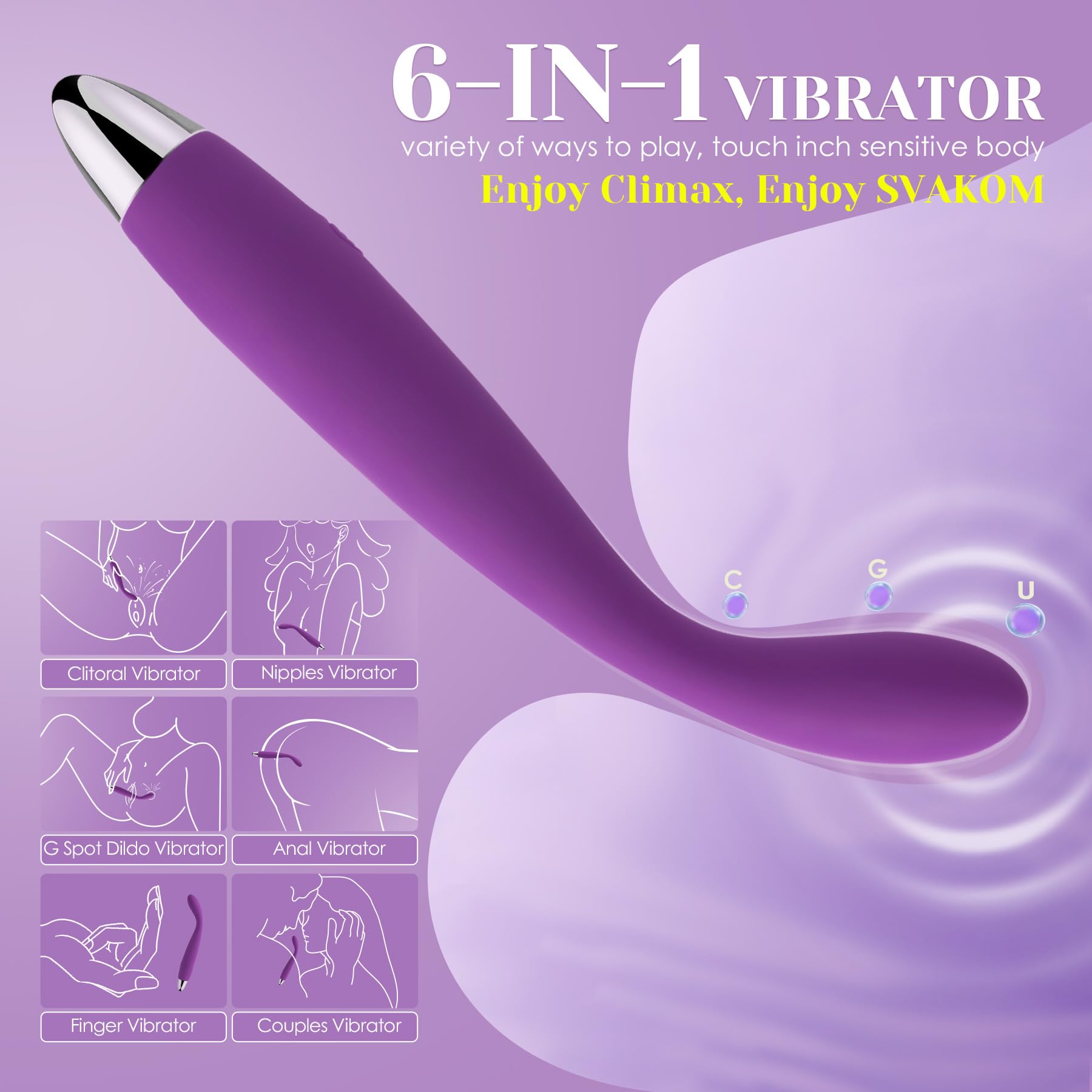 G-Spot Vibrator with Dual Stimulation - Image 4