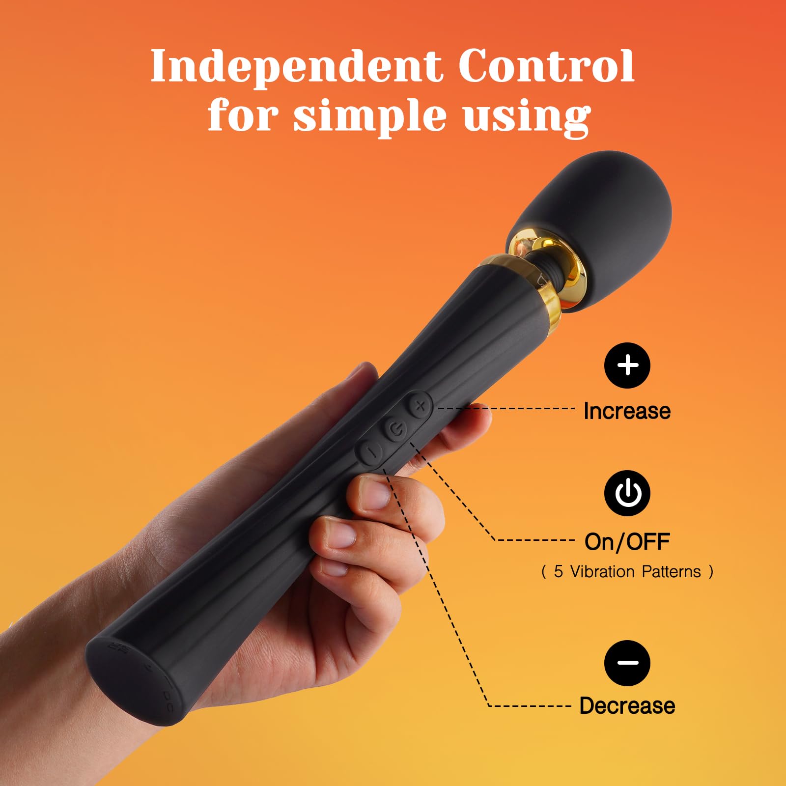 GM-263 Powerful Wand Massager for Deep Relaxation - Image 6