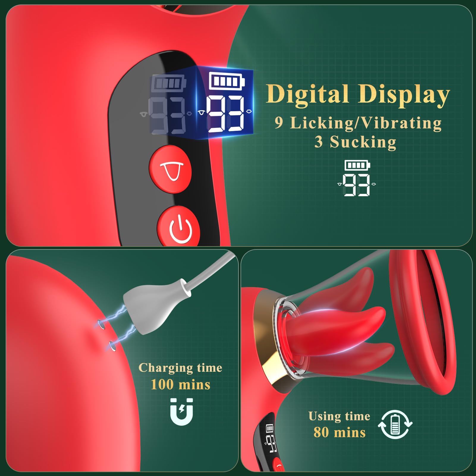 Rose Suction Vibrator with App Control - Image 8