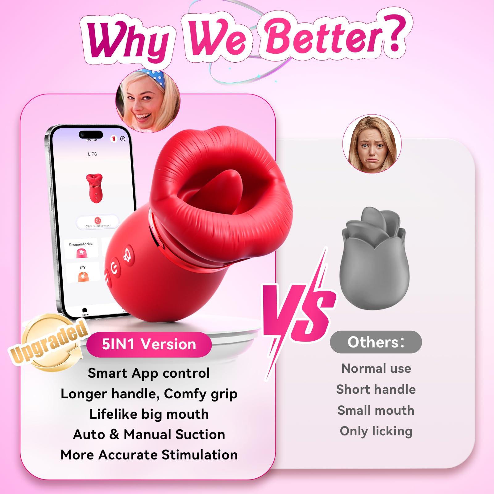 Rose Suction Vibrator – App Control - Image 7