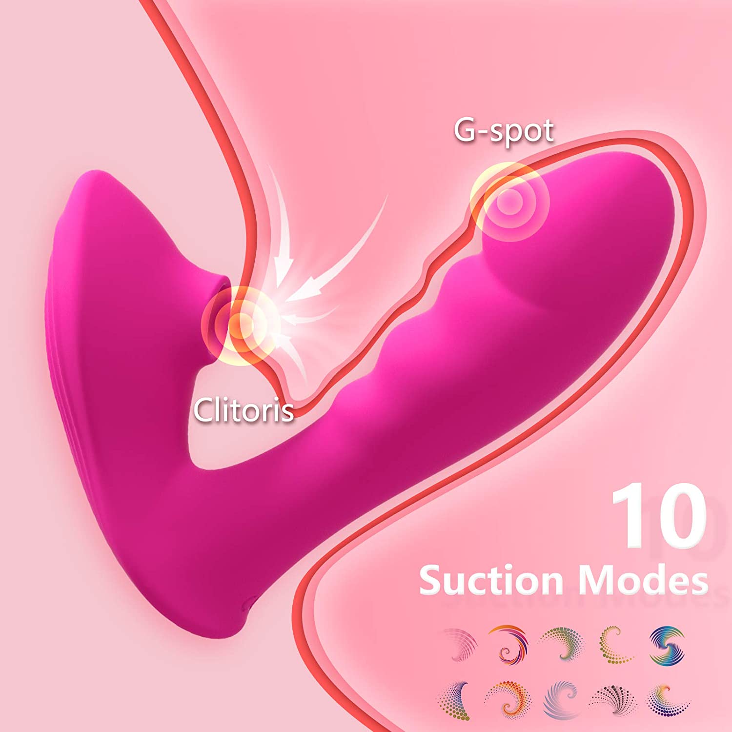 GM-296 Dual Stimulation Vibrator for G-Spot Pleasure