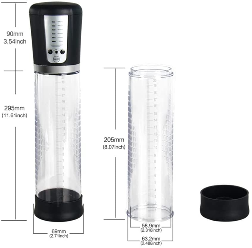 GM-338 Rechargeable Penis Pump with 5 Suction Modes - Image 2