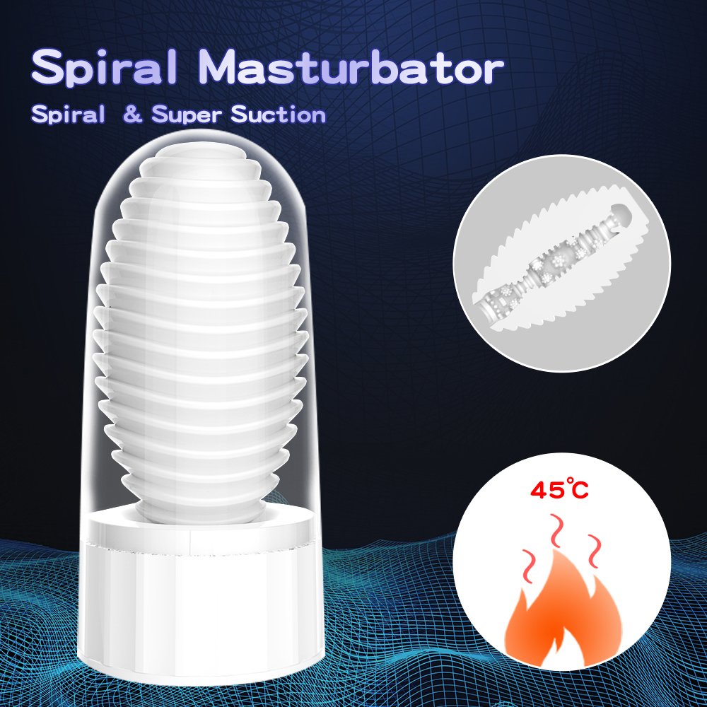 GM-300 USB Heated Spiral Masturbator Cup for Men - Image 4