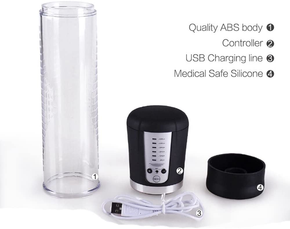 GM-338 Rechargeable Penis Pump with 5 Suction Modes - Image 3