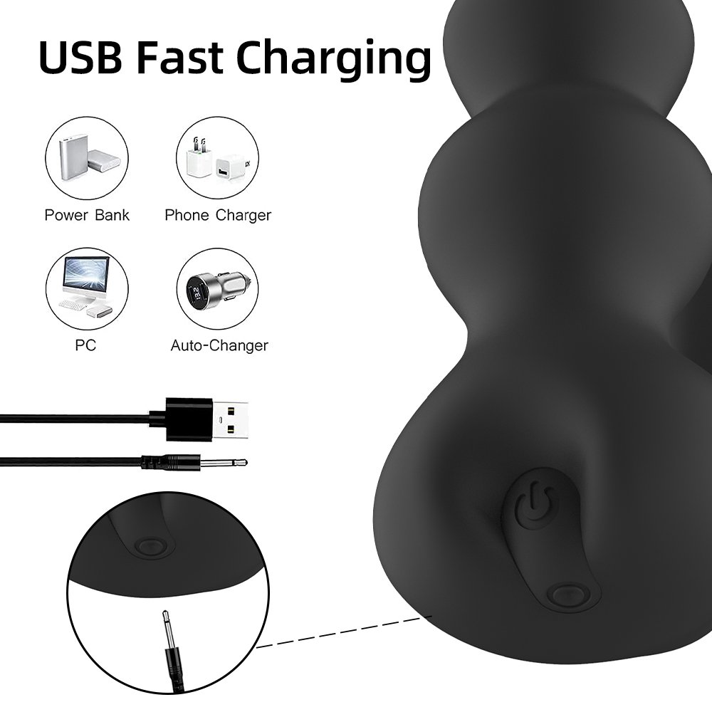 GM-248 G-Spot Beaded Vibrator with USB Recharge - Image 5