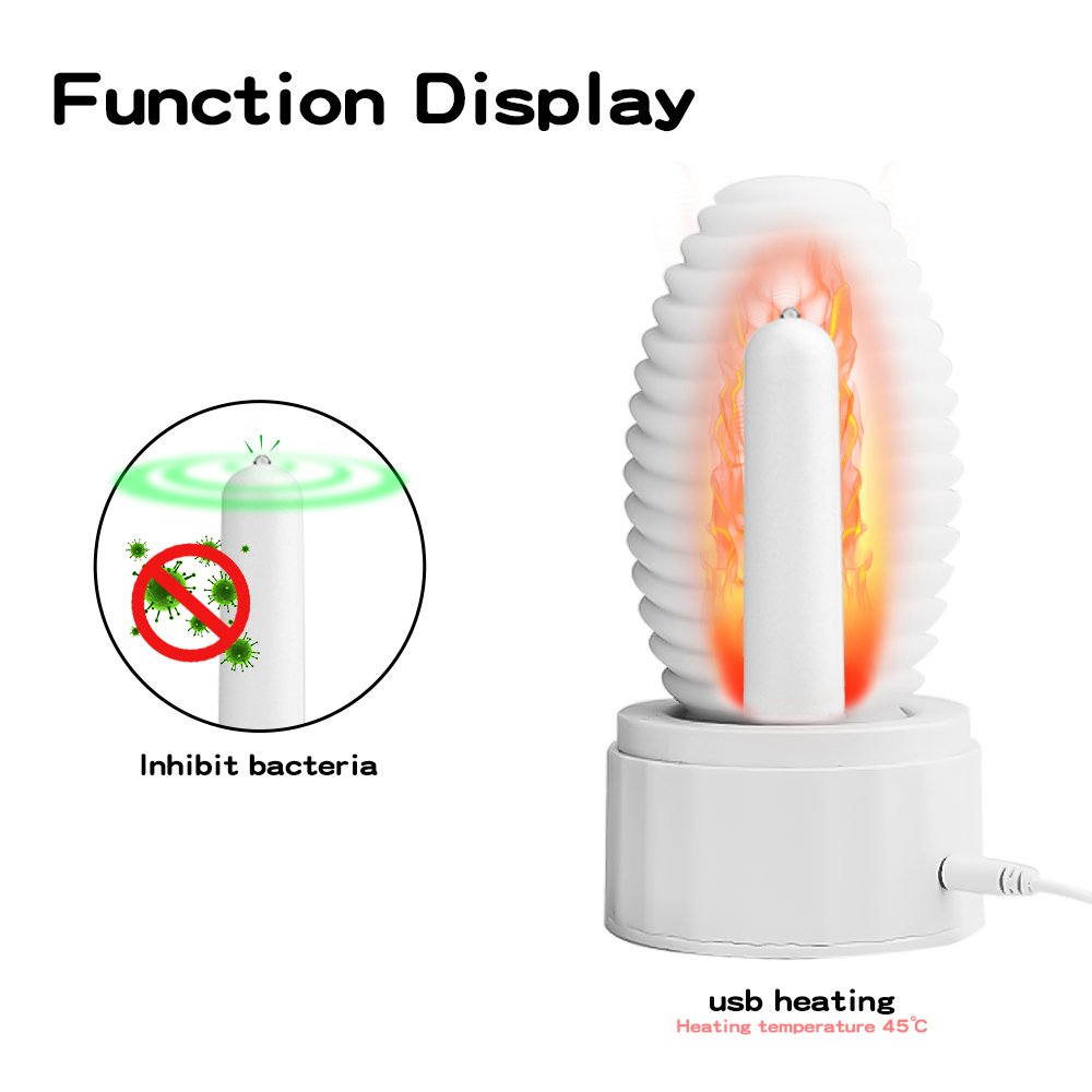 GM-300 USB Heated Spiral Masturbator Cup for Men - Image 3
