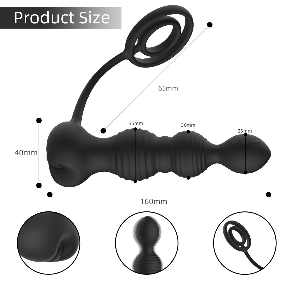 GM-253 Dual-Ring G-Spot Vibrator with Remote - Image 5