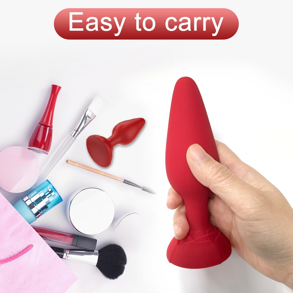 GM-410 Rose Silicone Anal Plug Set – 3 Pieces - Image 4