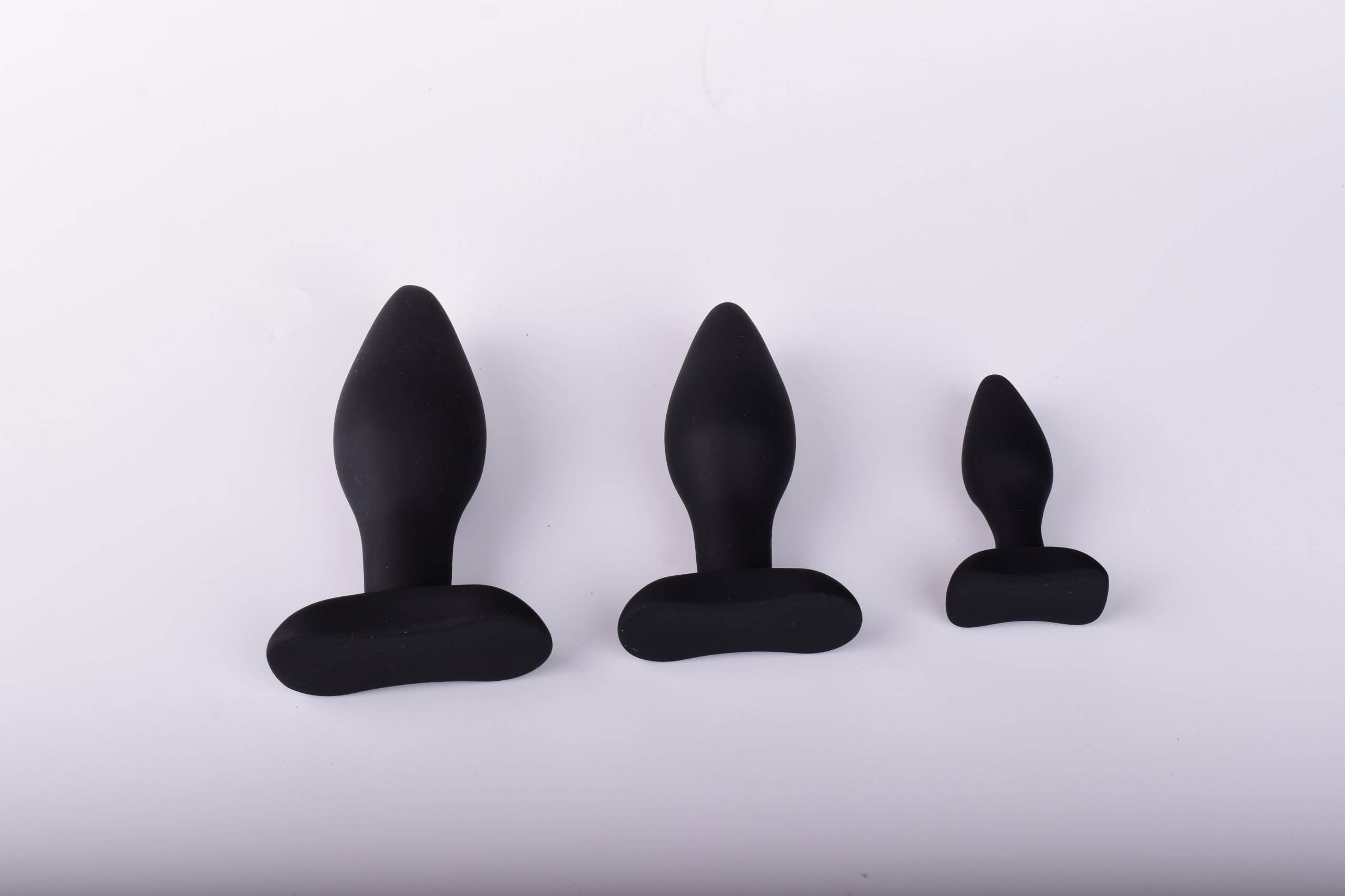 GM-124 Silicone Cone-Shaped Anal Plug Set – 3 Sizes - Image 5