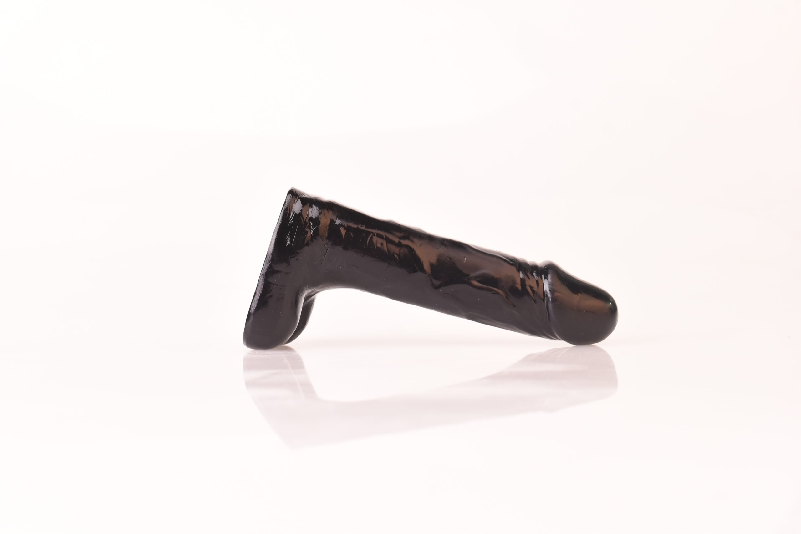 GM-135 MioSecret Crystal Clear Textured Dildo for Women - Image 3