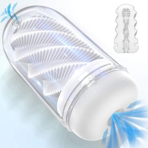 GM-299 Rechargeable Spiral Grip Masturbator Cup